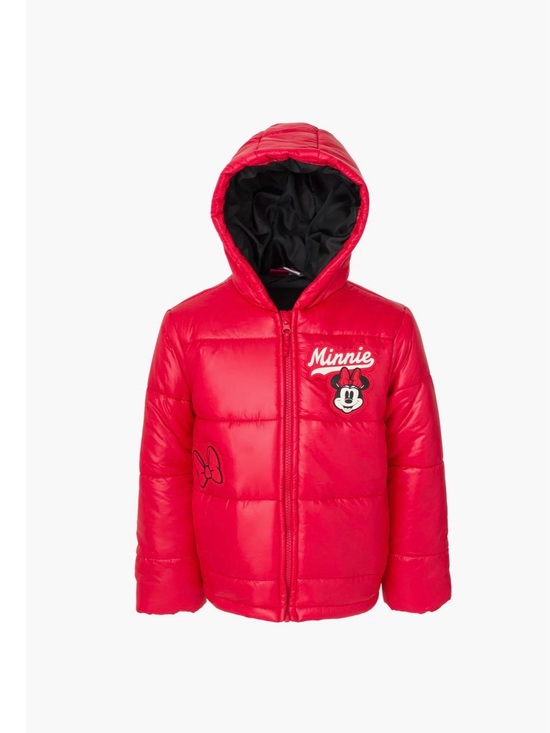 Nordstrom Other - Minnie Red Hooded Puffer Jacket for Kids